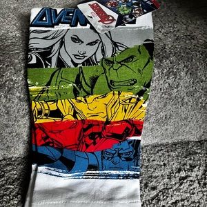 Marvel Avengers - 2 Pack 100% Cotton Kitchen Towel - White plus Paint Splash